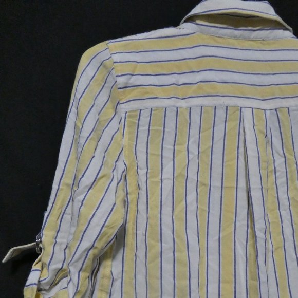 PINK ROSE striped button up shirt, small - Picture 8 of 11